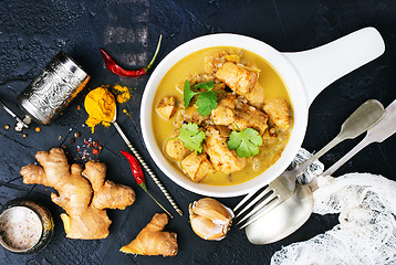 Image showing Curry of chicken