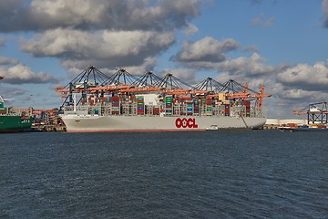 Image showing Huge Container Ship