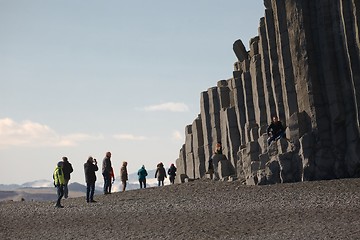 Image showing Basalt columns in Iceland