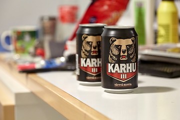 Image showing Karhu beer, Finland