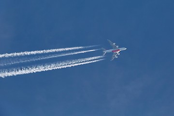 Image showing Plane at cruising altitude