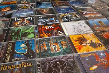 Image showing Metal CD albums