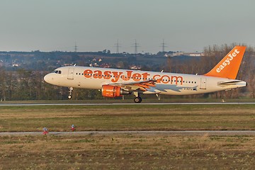 Image showing Plane taxiing