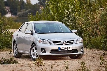 Image showing Toyota corolla in the countryside