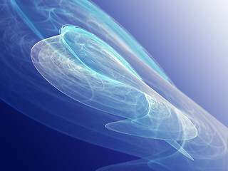 Image showing Wavy glowing colors