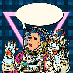 Image showing Woman astronaut Girls 80s