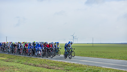 Image showing The Peloton - Paris-Nice 2016