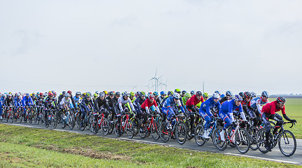 Image showing The Peloton - Paris-Nice 2016