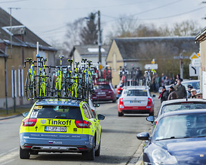 Image showing Caravan of Technical Cars - Paris-Nice 2016