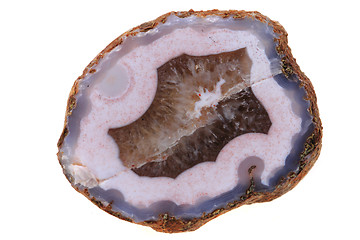 Image showing natural agate isolated