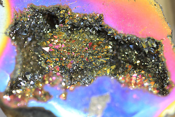 Image showing rainbow crystal texture