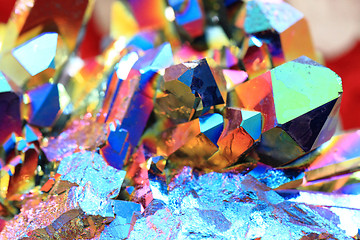 Image showing rainbow crystal texture