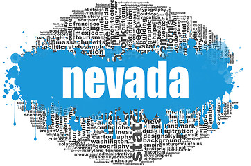 Image showing Nevada word cloud design