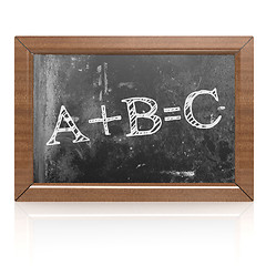 Image showing Education concept with ABC on blackboard