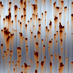 Image showing Rusted metal texture