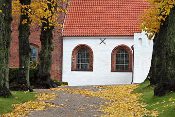 Image showing Church in Helsinge Denmark