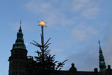 Image showing Kronborg Castle at christmas