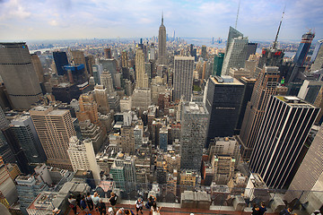 Image showing New York, USA – August 23, 2018: View of the Empire State Buil