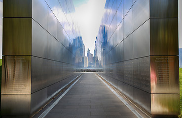 Image showing New Jersey, USA - September 17, 2018: Empty Sky Memorial New Yor