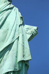 Image showing Declaration of Independence, The Statue of Liberty at New York C