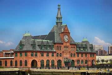 Image showing The Central Railroad of New Jersey Terminal in Liberty Park