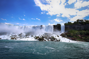 Image showing Bautiful view of Niagara Falls, New York State, USA