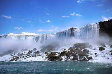 Image showing Bautiful view of Niagara Falls, New York State, USA