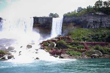 Image showing Bautiful view of Niagara Falls, New York State, USA