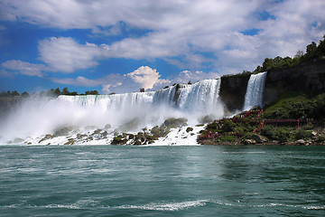 Image showing Bautiful view of Niagara Falls, New York State, USA