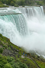 Image showing Niagara Falls from New York State, USA