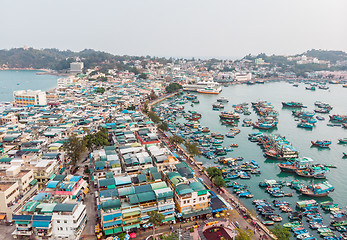 Image showing Cheung Chau Island Aerial Shot