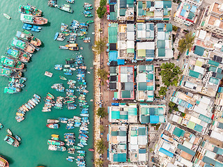 Image showing Cheung Chau Island Aerial Shot