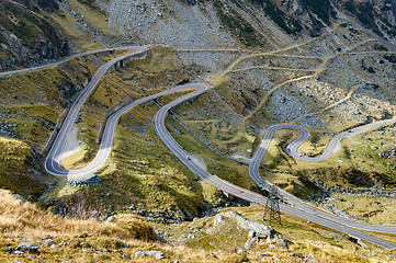 Image showing Transfagarasan mountain road