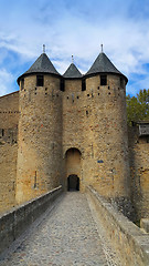 Image showing Medieval castle of Carcassonne