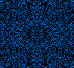 Image showing Abstract concentric pattern background
