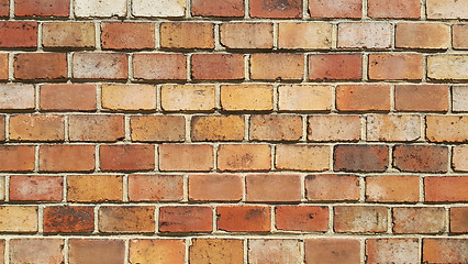 Image showing Background of old vintage brick wall