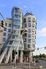 Image showing Dancing House (Ginger and Fred). Modern Architecture in Prague, 