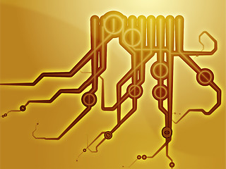 Image showing Technical schematic diagram