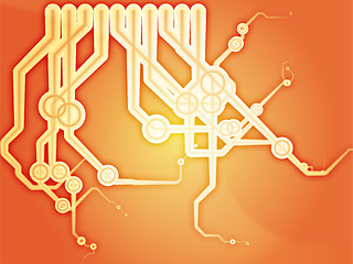 Image showing Technical schematic diagram