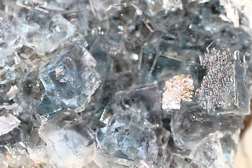 Image showing blue fluorite mineral background