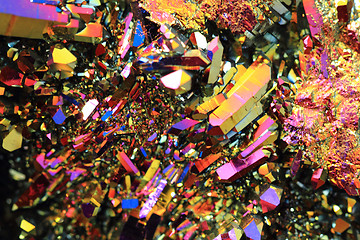 Image showing rainbow crystal texture