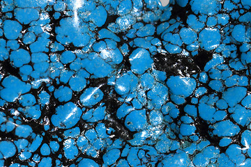 Image showing turquoise blue mineral background