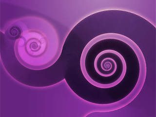 Image showing Swirly spirals