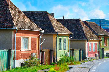 Image showing Transylvania traditional houses