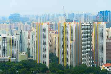 Image showing Singapore real estate. Apartment building.