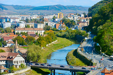 Image showing Sighisoara cityscape, Romania