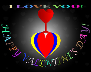 Image showing Valentine's day card