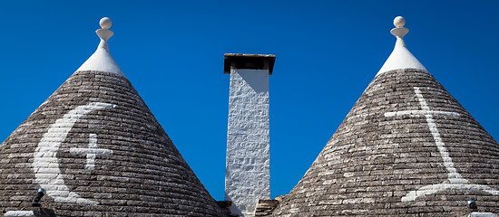 Image showing Alberobello, ITALY - Trulli di Alberobello, UNESCO heritage site