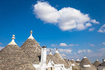 Image showing Alberobello, ITALY - Trulli di Alberobello, UNESCO heritage site