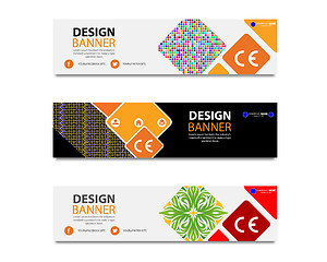 Image showing banners of different types